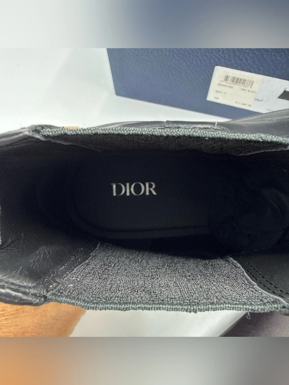 NWB Dior Explorer Chelsea Boot Black Black On Black  Dior Oblique Motif SIZE 40
